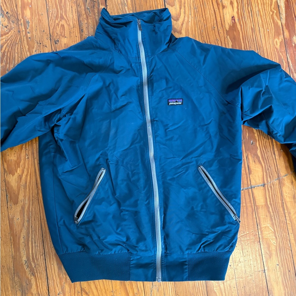 Patagonia Men's Green Blue Bomber Jacket